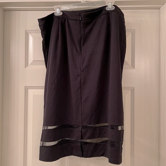 Hal Rubenstein Annie Black Pencil Skirt Size 22W (M15) - Picture 3 of 7